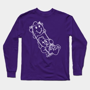 playing on a swing Long Sleeve T-Shirt